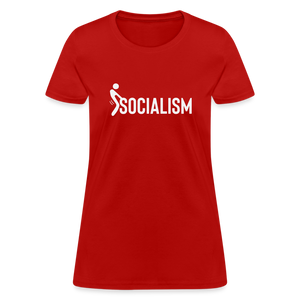 F**k Socialism Women's T-Shirt - red