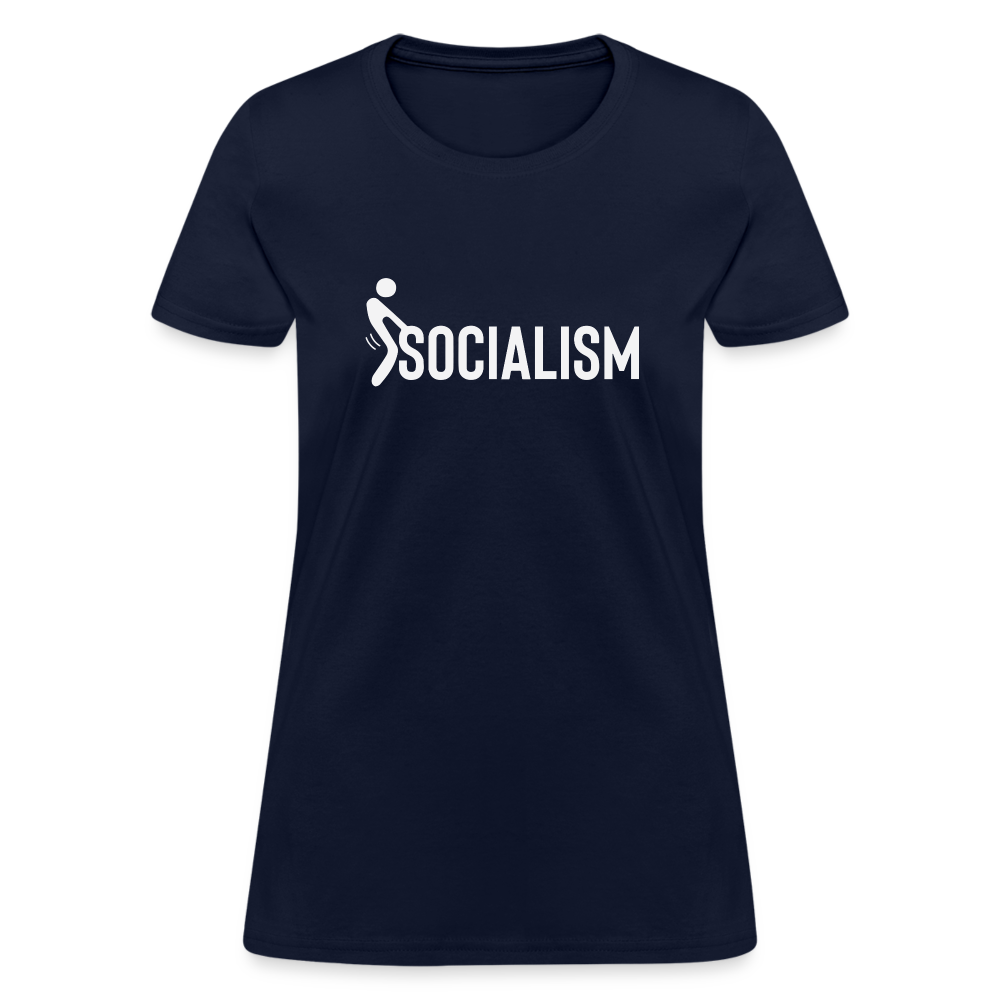 F**k Socialism Women's T-Shirt - navy