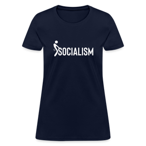 F**k Socialism Women's T-Shirt - navy