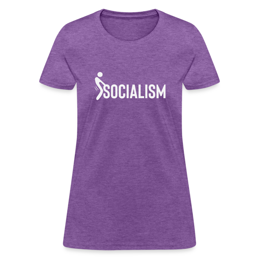 F**k Socialism Women's T-Shirt - purple heather