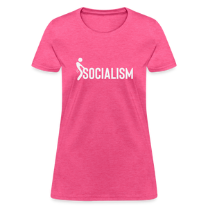 F**k Socialism Women's T-Shirt - heather pink