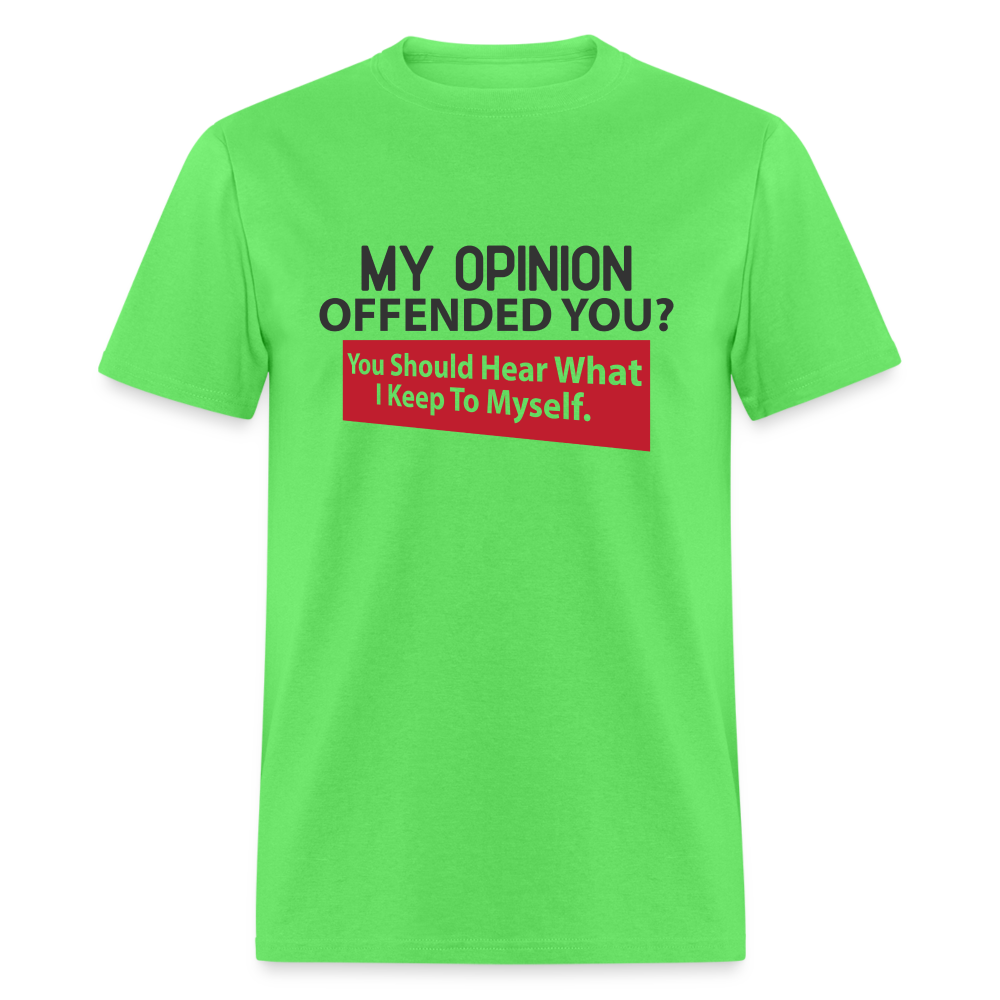 My Opinion Offended You You Should Hear What I Keep To Myself Classic T Shirt Clown World