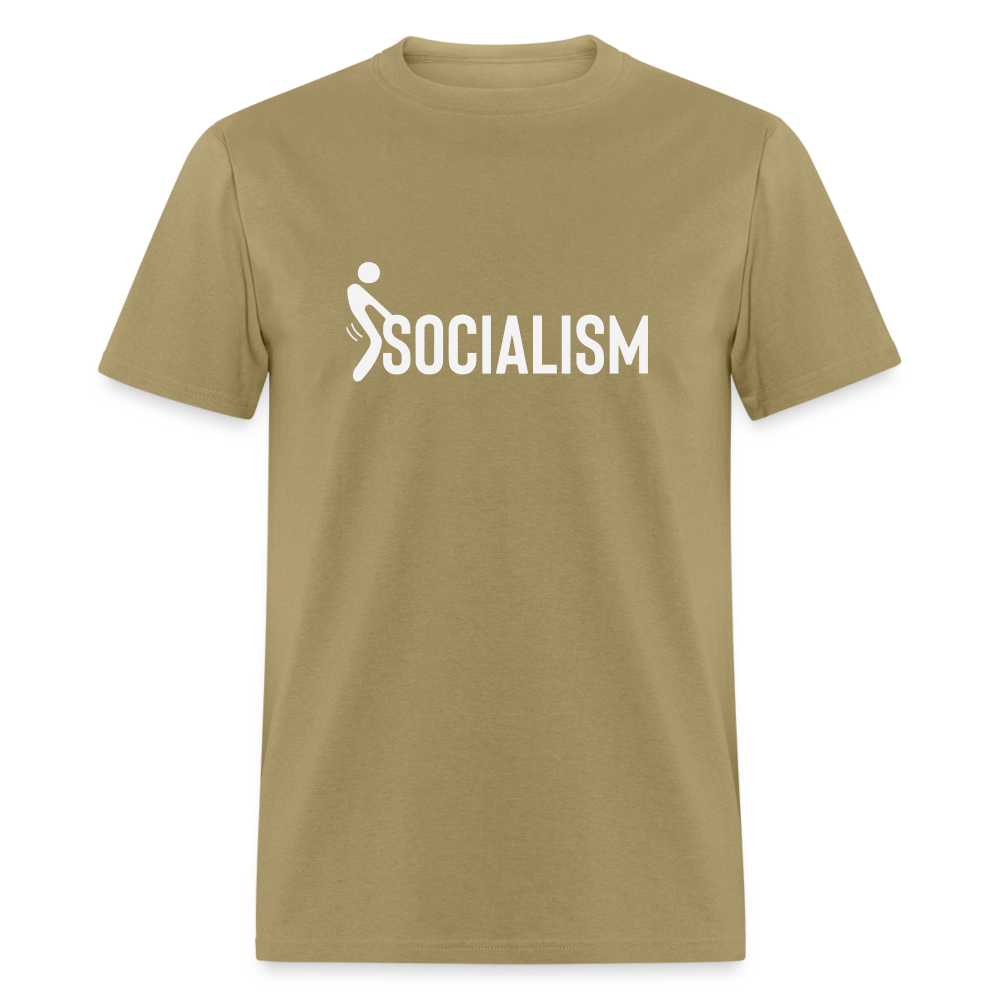 F**k Socialism Classic T-Shirt - khaki