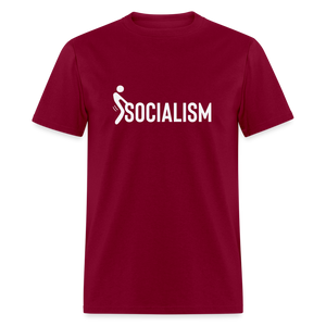 F**k Socialism Classic T-Shirt - burgundy