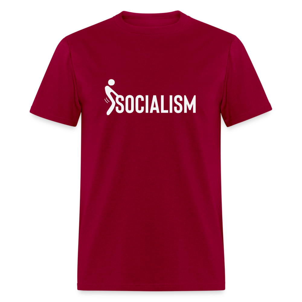 F**k Socialism Classic T-Shirt - dark red