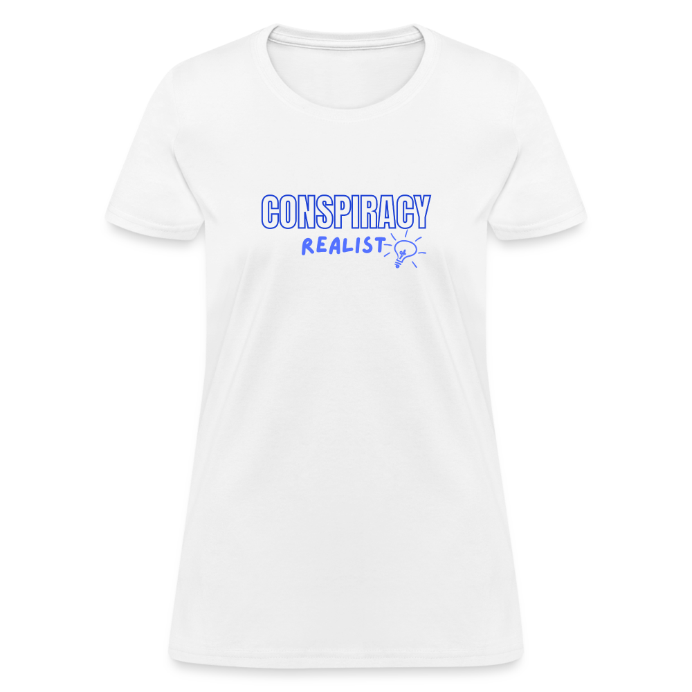 Conspiracy Realist Women's T-Shirt - white