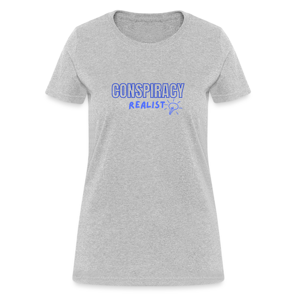 Conspiracy Realist Women's T-Shirt - heather gray