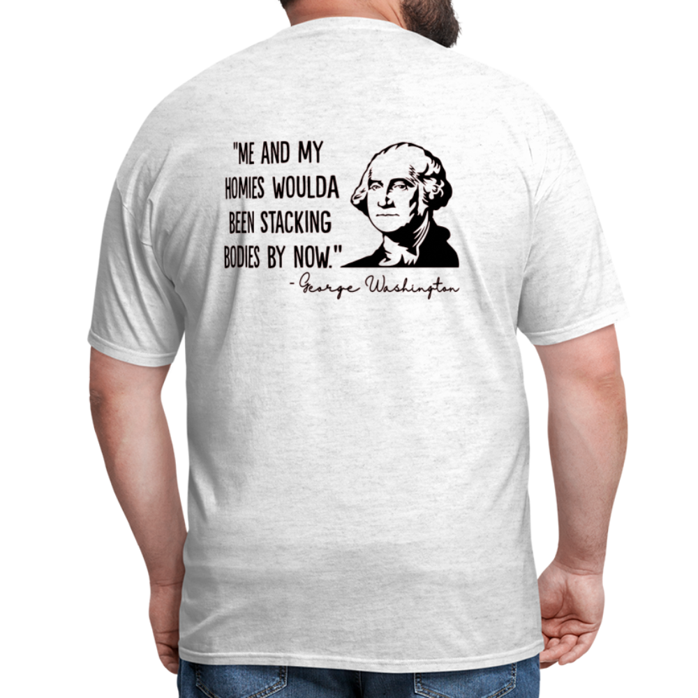 George Washington & His Homies Funny Classic T-Shirt - light heather gray