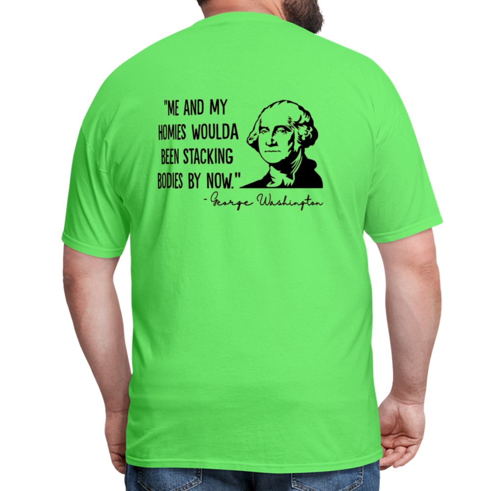 George Washington & His Homies Funny Classic T-Shirt - kiwi