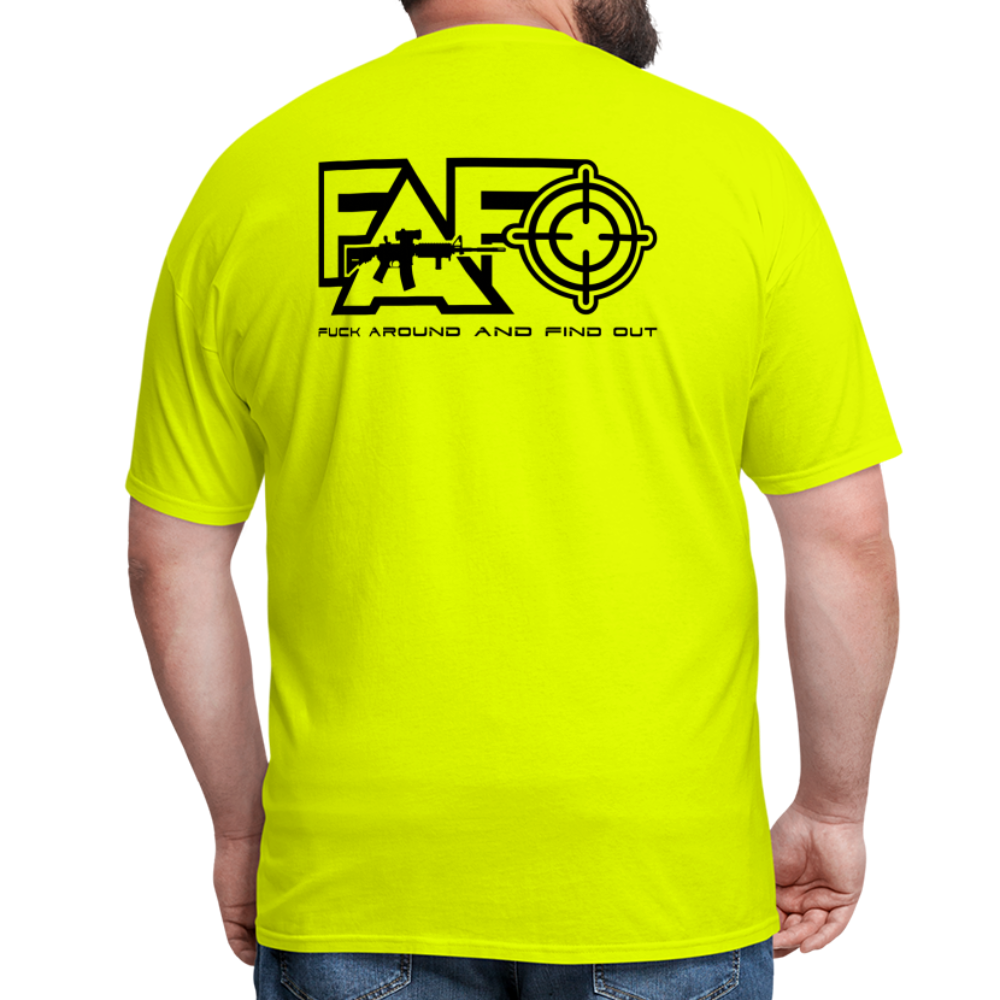 F*ck Around And Find Out Classic T-Shirt - safety green