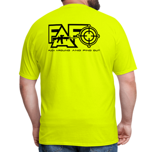 F*ck Around And Find Out Classic T-Shirt - safety green