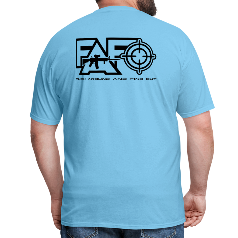 F*ck Around And Find Out Classic T-Shirt - aquatic blue