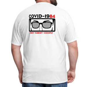 COVID-1984 (Back Print) Classic T-Shirt - white