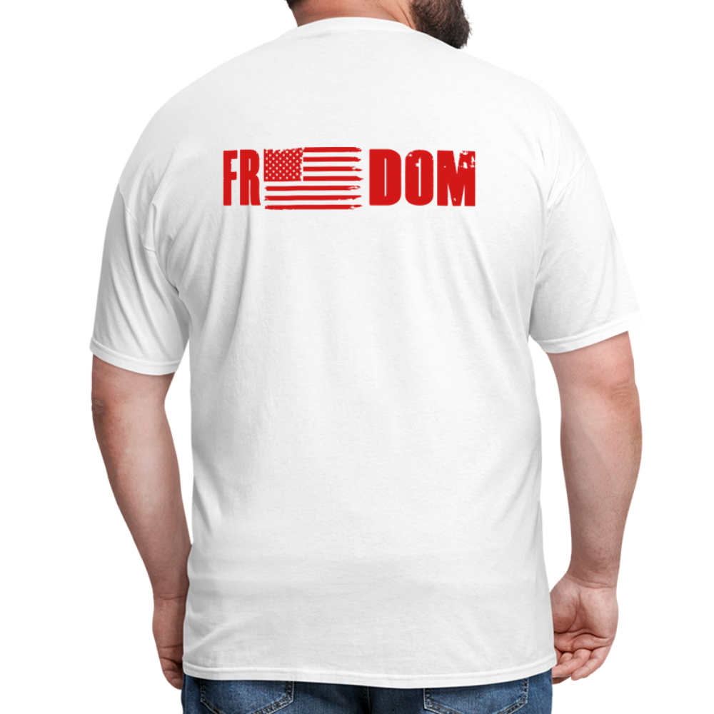 Freedom (Back Print) Classic T-Shirt - white