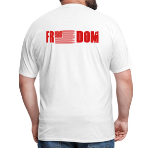 Freedom (Back Print) Classic T-Shirt - white