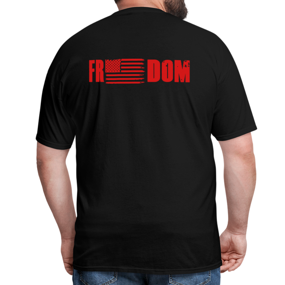 Freedom (Back Print) Classic T-Shirt - black