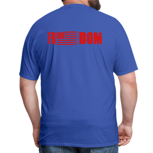 Freedom (Back Print) Classic T-Shirt - royal blue