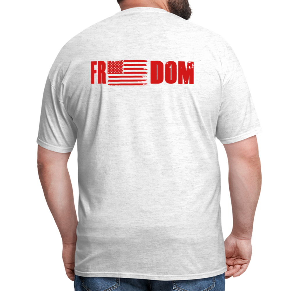 Freedom (Back Print) Classic T-Shirt - light heather gray