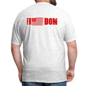 Freedom (Back Print) Classic T-Shirt - light heather gray