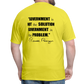 Ronald Reagan | Government is the Problem (Back Print) Classic T-Shirt - yellow