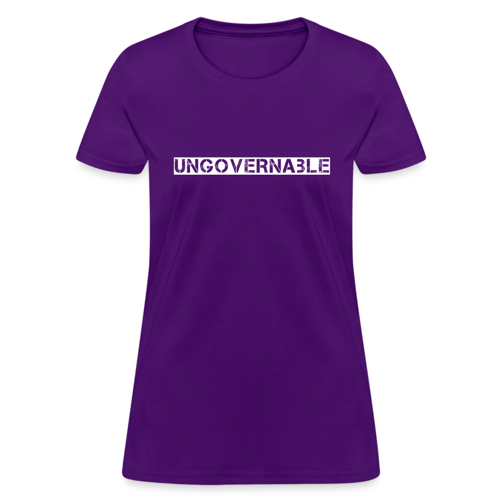 Ungovernable Women's T-Shirt - purple