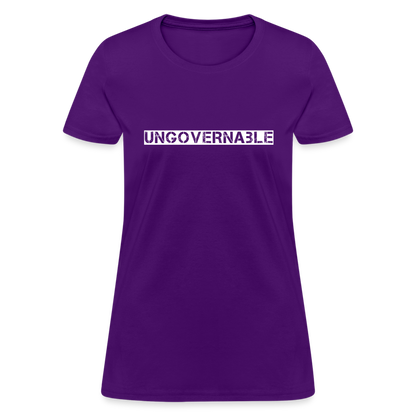 Ungovernable Women's T-Shirt - purple