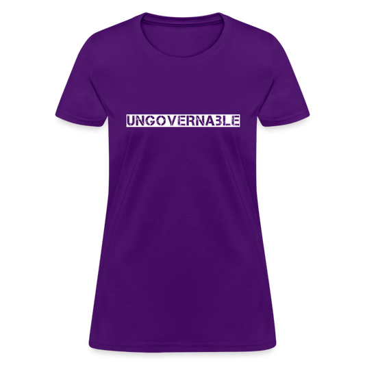 Ungovernable Women's T-Shirt - purple