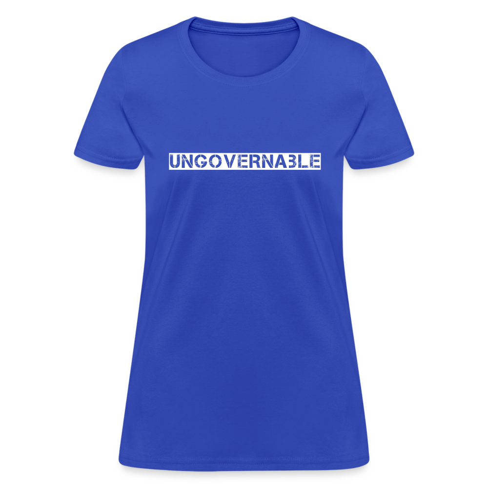 Ungovernable Women's T-Shirt - royal blue