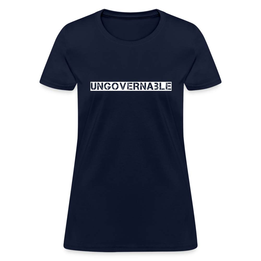 Ungovernable Women's T-Shirt - navy