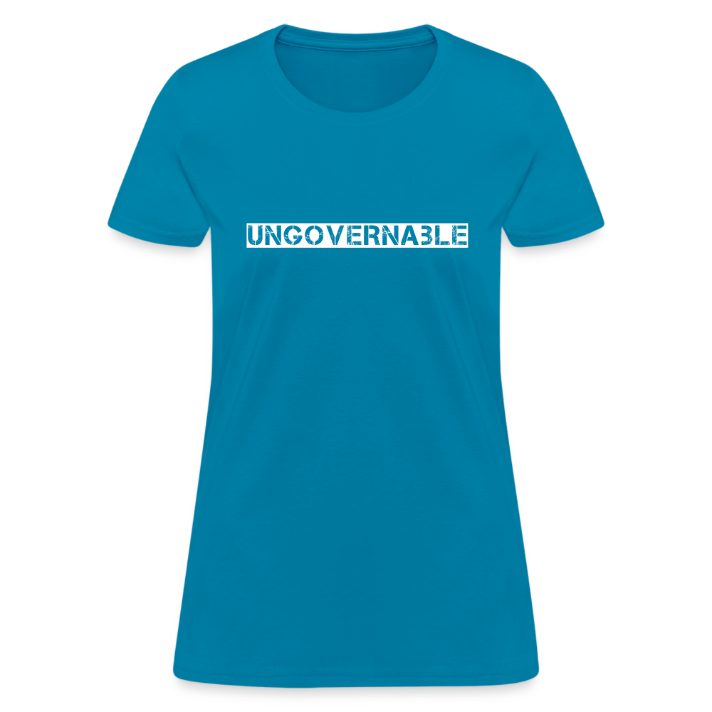 Ungovernable Women's T-Shirt - turquoise