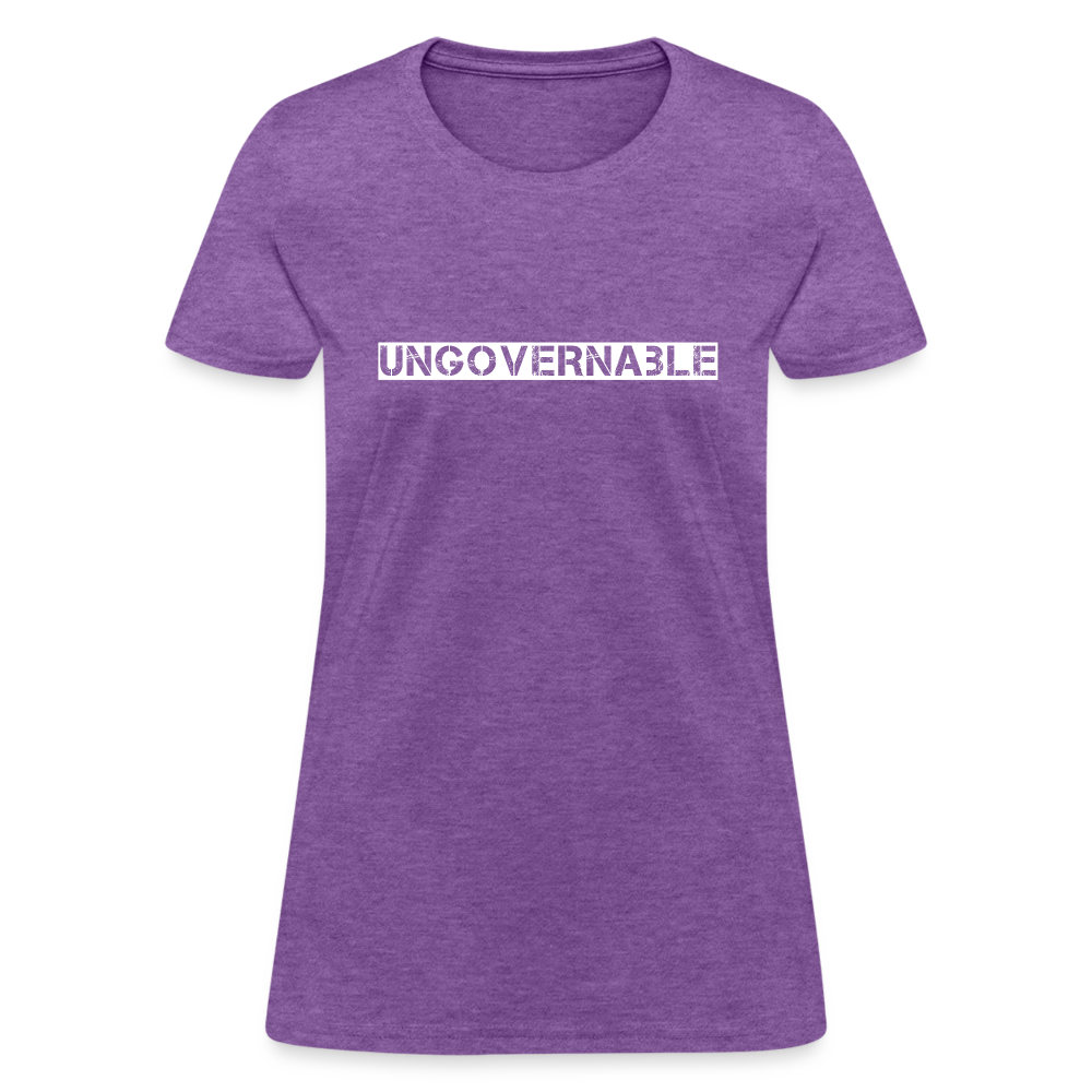 Ungovernable Women's T-Shirt - purple heather