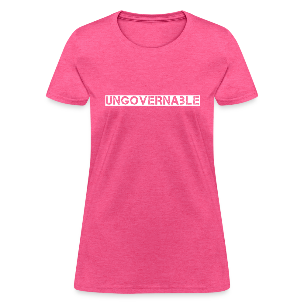 Ungovernable Women's T-Shirt - heather pink