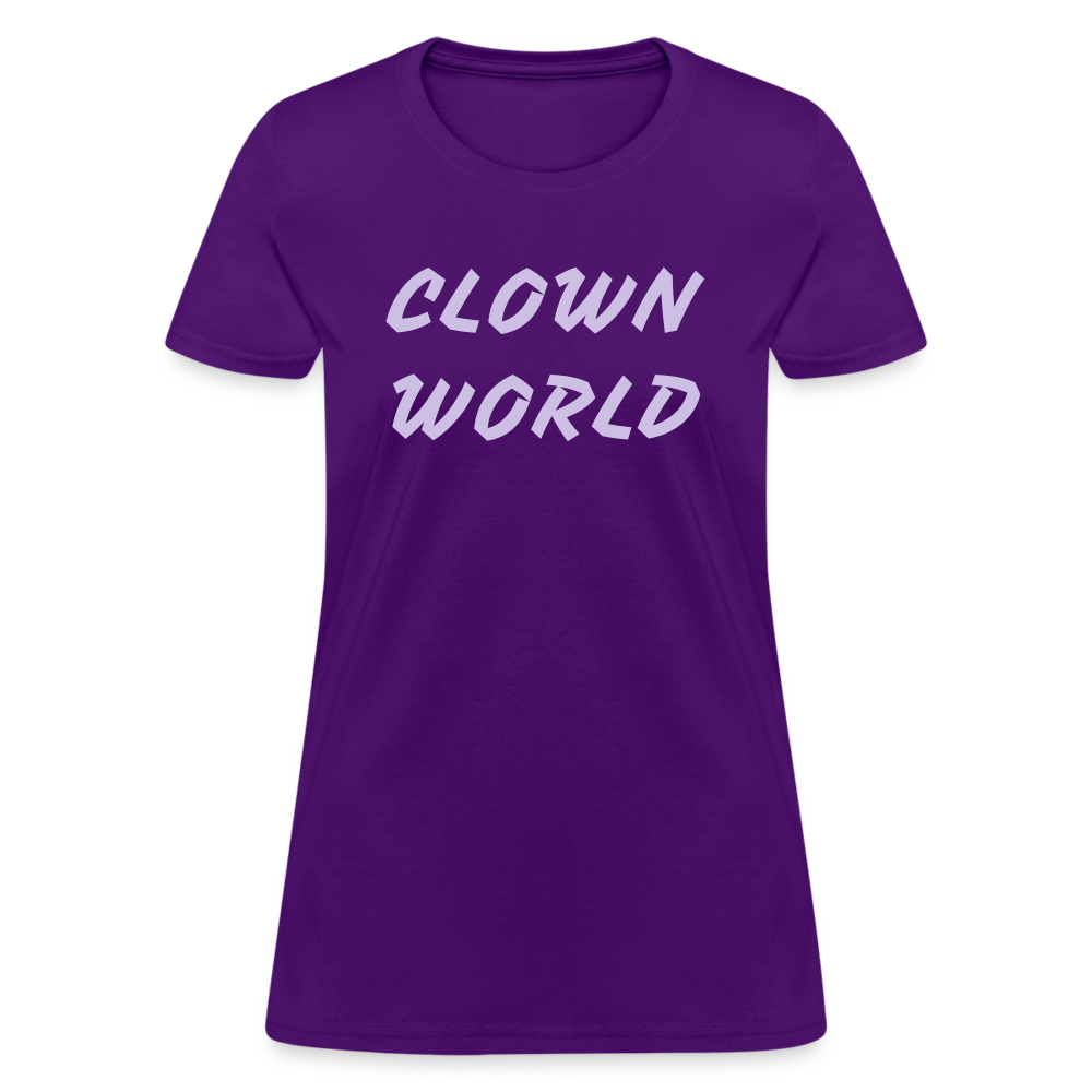 Clown World Women's T-Shirt - purple