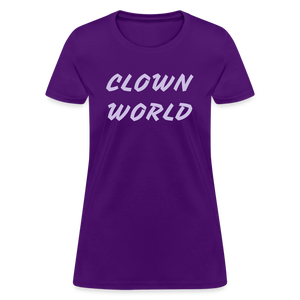 Clown World Women's T-Shirt - purple