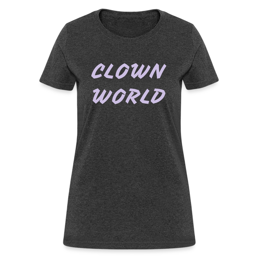 Clown World Women's T-Shirt - heather black