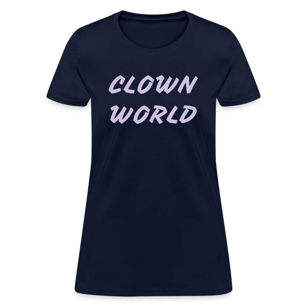 Clown World Women's T-Shirt - navy