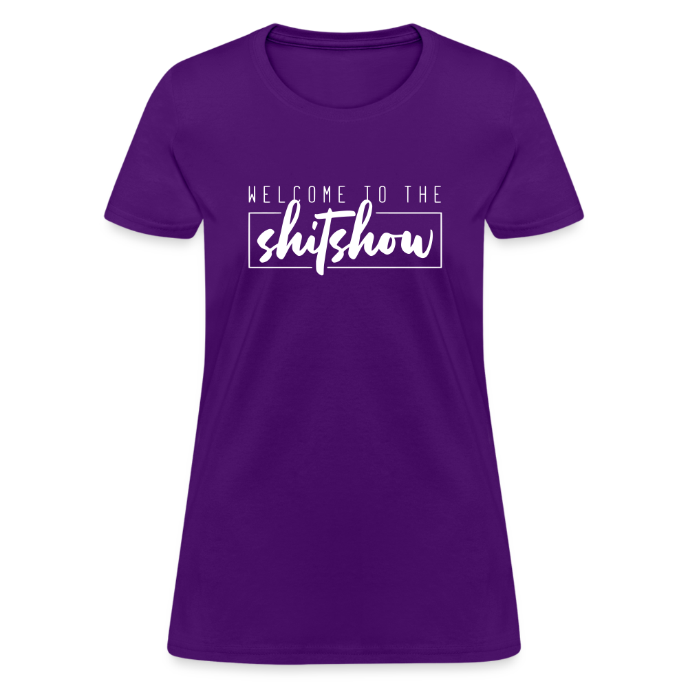 Welcome To The Shitshow Women's T-Shirt - purple