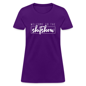 Welcome To The Shitshow Women's T-Shirt - purple