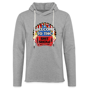 Welcome to the Shit Show Unisex Lightweight Terry Hoodie - heather gray