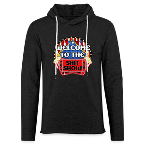 Welcome to the Shit Show Unisex Lightweight Terry Hoodie - charcoal grey