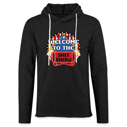 Welcome to the Shit Show Unisex Lightweight Terry Hoodie - charcoal grey