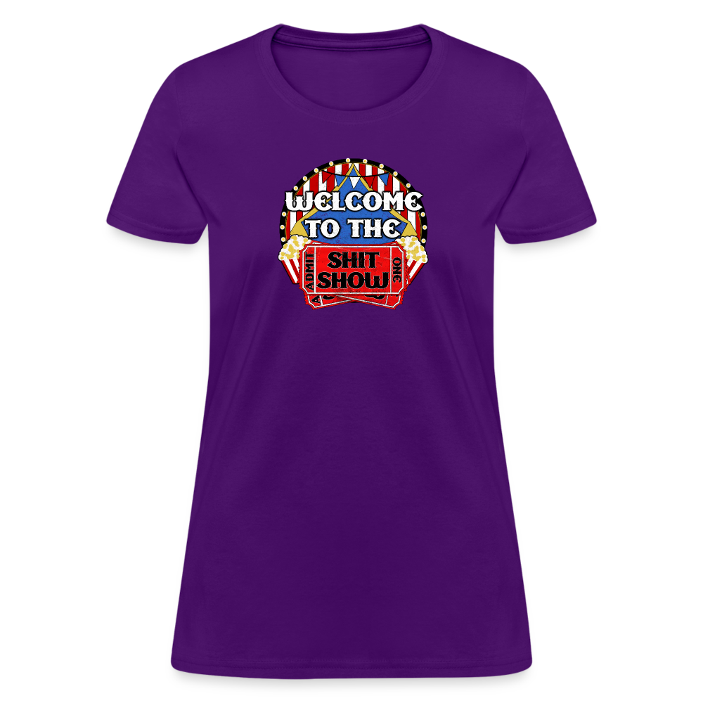 Welcome to the Shit Show Women's T-Shirt - purple