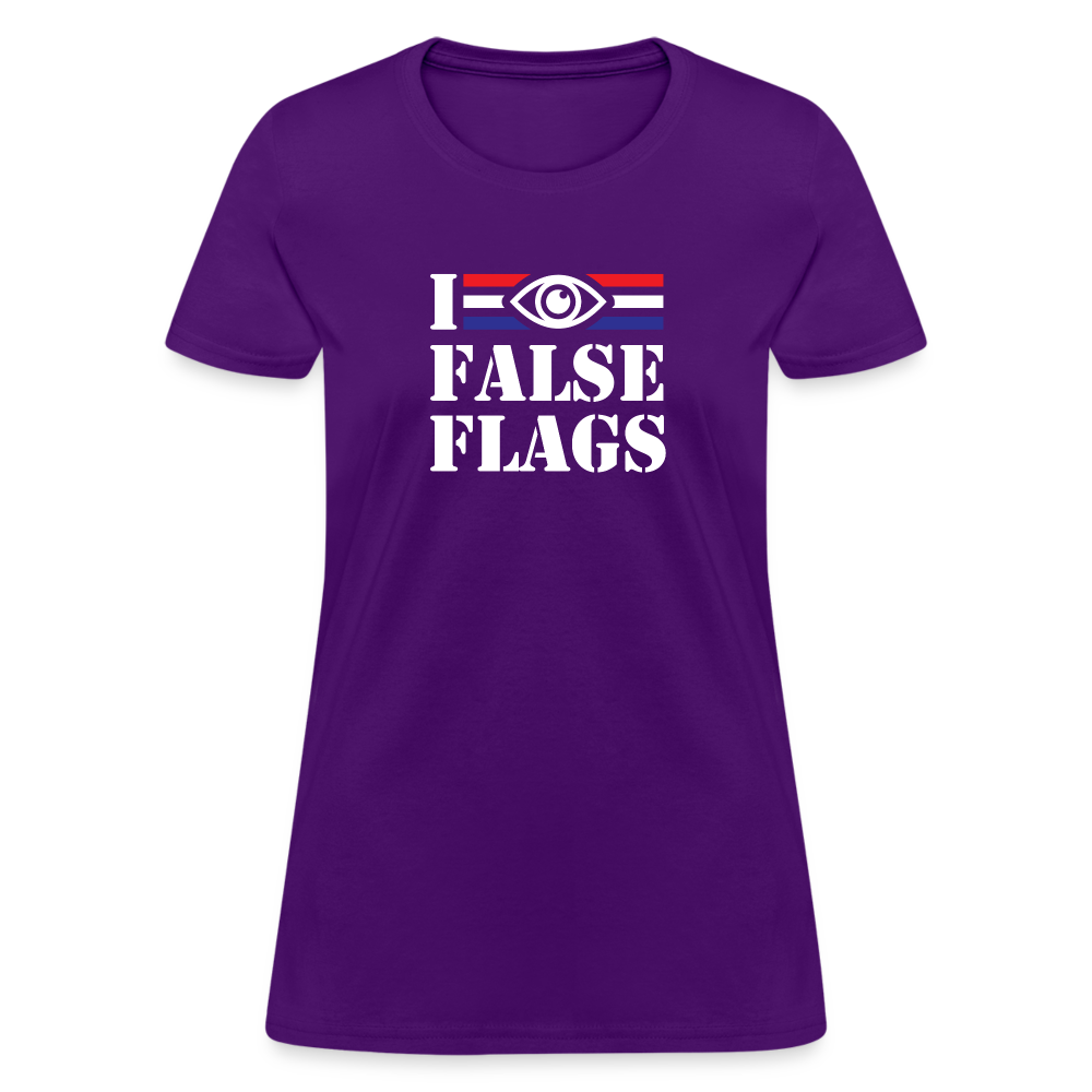 I See False Flags Women's T-Shirt - purple