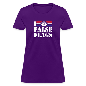 I See False Flags Women's T-Shirt - purple