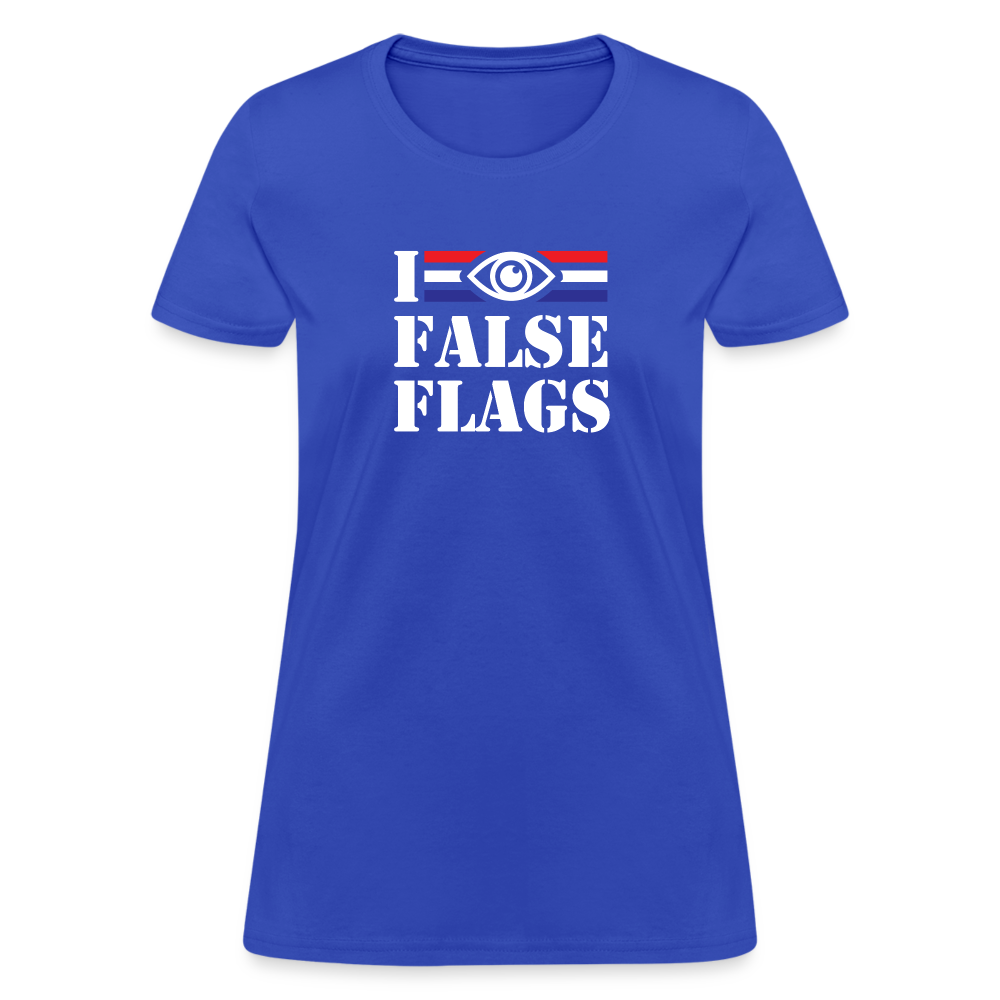 I See False Flags Women's T-Shirt - royal blue