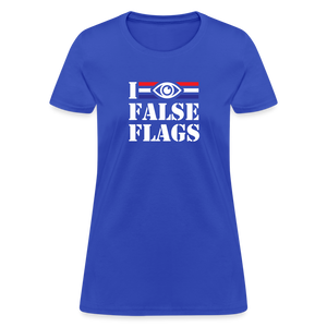 I See False Flags Women's T-Shirt - royal blue