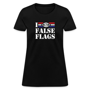 I See False Flags Women's T-Shirt - black