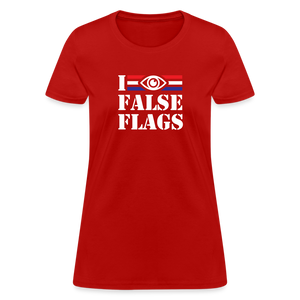 I See False Flags Women's T-Shirt - red