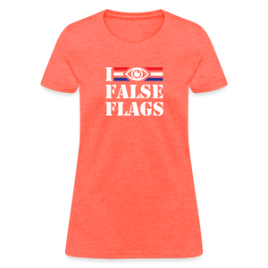 I See False Flags Women's T-Shirt - heather coral