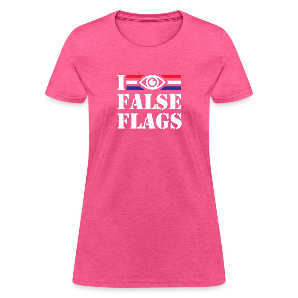 I See False Flags Women's T-Shirt - heather pink